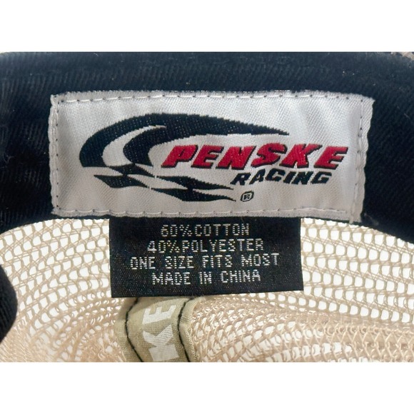 Penske Racing Trucker Hat Cap Ripped Visor Design NEW - Picture 6 of 7